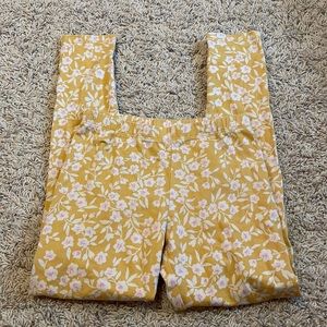 ThereABouts Floral Leggings Size 10-12 for Girls